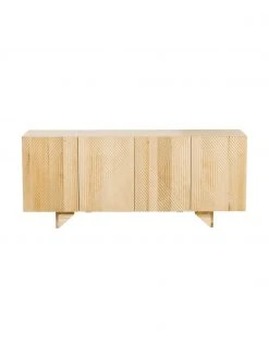 Westwing Collection Sideboard Louis aus Massivholz mit T&uuml;ren, B 177 x H 75 cm -Esszimmer Verkäufe Sideboard Louis aus Massivholz mit Turen 5