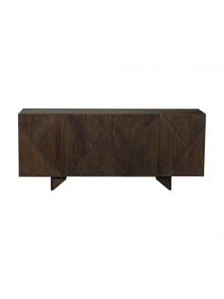 Westwing Collection Sideboard Louis aus Massivholz mit Türen, B 177 x H 75 cm -Esszimmer Verkäufe Sideboard Louis aus Massivholz mit Turen 9
