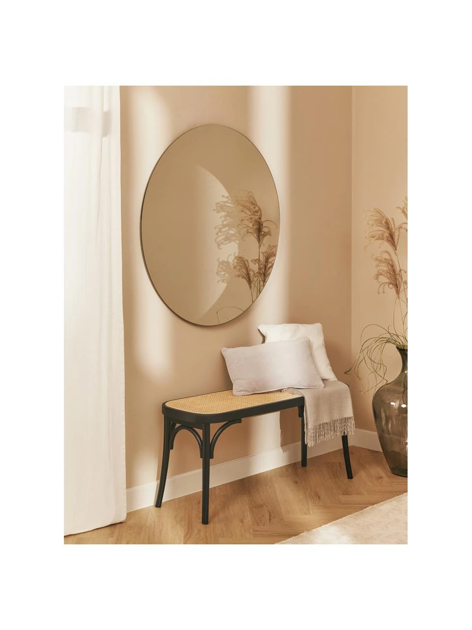 Westwing Collection Sitzbank Franz mit Wiener Geflecht, B 110 x H 47 cm 4 Westwing Collection Sitzbank Franz mit Wiener Geflecht, B 110 x H 47 cm – Bild 2