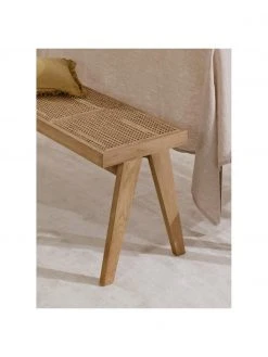 Westwing Collection Sitzbank Sissi mit Wiener Geflecht, B 110 x H 48 cm -Esszimmer Verkäufe Sitzbank Sissi mit Wiener Geflecht 2