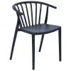 Stapelbarer Gartenstuhl Capri in Dunkelgrau, B 53 x T 55 cm -Esszimmer Verkäufe Stapelbarer Gartenstuhl Capri in Dunkelgrau