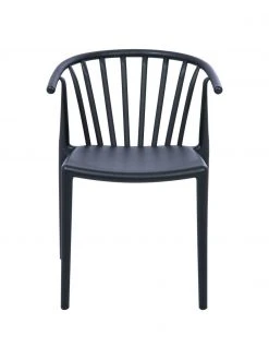 Stapelbarer Gartenstuhl Capri in Dunkelgrau, B 53 x T 55 cm 10 Stapelbarer Gartenstuhl Capri in Dunkelgrau, B 53 x T 55 cm -Esszimmer Verkäufe Stapelbarer Gartenstuhl Capri in Dunkelgrau 3