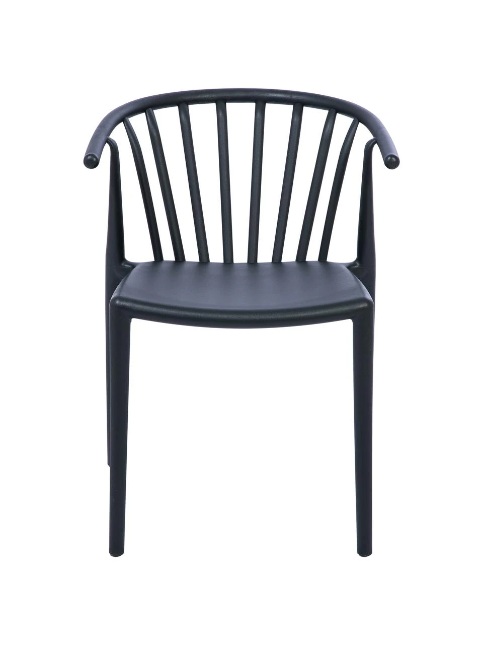 Stapelbarer Gartenstuhl Capri in Dunkelgrau, B 53 x T 55 cm 5 Stapelbarer Gartenstuhl Capri in Dunkelgrau, B 53 x T 55 cm – Bild 4