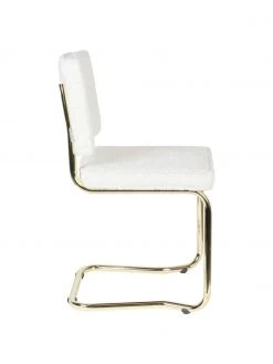 Zuiver Teddy-Freischwinger Kink in Weiß, B 48 x T 48 cm -Esszimmer Verkäufe Teddy Freischwinger Kink in Weiss 4