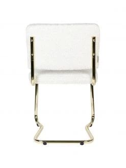 Zuiver Teddy-Freischwinger Kink in Weiß, B 48 x T 48 cm -Esszimmer Verkäufe Teddy Freischwinger Kink in Weiss 5