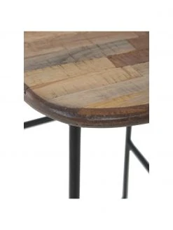 Thekenhocker Tangle aus Teakholz und Metall, B 40 x H 65 cm 13 Thekenhocker Tangle aus Teakholz und Metall, B 40 x H 65 cm -Esszimmer Verkäufe Thekenhocker Tangle aus Teakholz und Metall 5