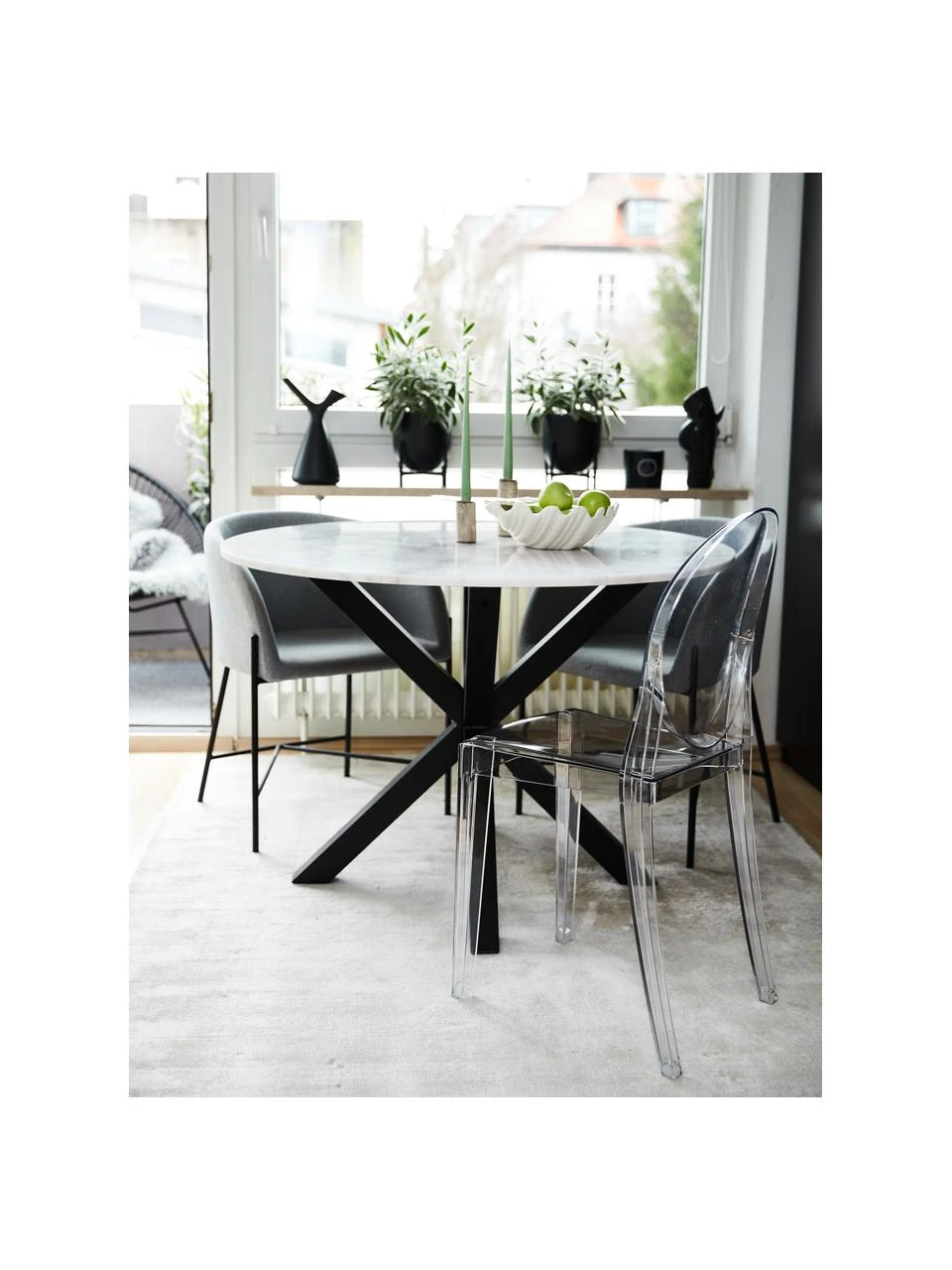 Kartell Transparenter Stuhl Victoria Ghost, B 38 x T 52 cm 4 Kartell Transparenter Stuhl Victoria Ghost, B 38 x T 52 cm – Bild 2