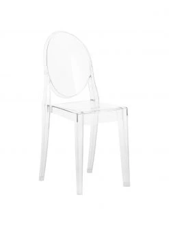 Kartell Transparenter Stuhl Victoria Ghost, B 38 x T 52 cm