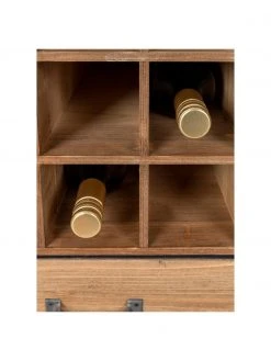 Weinregal Edgar f&uuml;r 15 Flaschen im Industrial Design, B 56 x H 113 cmNur noch wenige verfügbar -Esszimmer Verkäufe Weinregal Edgar fur 15 Flaschen im Industrial Design 5