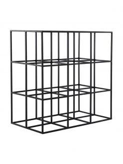 Jotex Weinregal Vinnie in Schwarz für 9 Flaschen, B 37 x H 37 cmNur noch 1 Artikel verfügbar