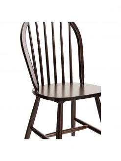 Westwing Collection Windsor-Holzstühle Megan in Dunkelbraun, 2 Stück, B 46 x T 51 cm -Esszimmer Verkäufe Windsor Holzstuhle Megan in Dunkelbraun 2 Stuck 11