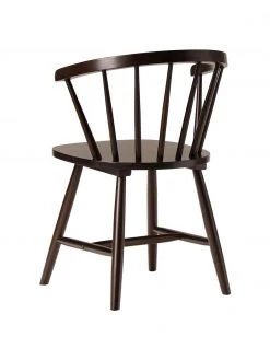 Westwing Collection Windsor-Holzst&uuml;hle Megan in Dunkelbraun, 2 St&uuml;ck, B 53 x T 52 cm -Esszimmer Verkäufe Windsor Holzstuhle Megan in Dunkelbraun 2 Stuck 4