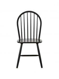 Westwing Collection Windsor-Holzstühle Megan in Schwarz, 2 Stück, B 46 x T 51 cm -Esszimmer Verkäufe Windsor Holzstuhle Megan in Schwarz 2 Stuck 3